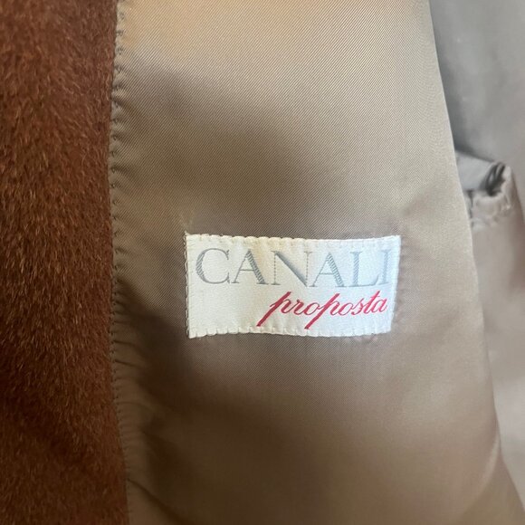 Beautiful Vintage Canali for Holt Renfrew Vintage Oversized Peacoat - Picture 5 of 6